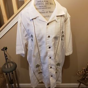 EUX Batik Bay Hawaiian Button Up Shirt